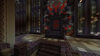 Screenshot of the Minecraft Bedrock Marketplace product Devil's Castle created by CrackedCubes.