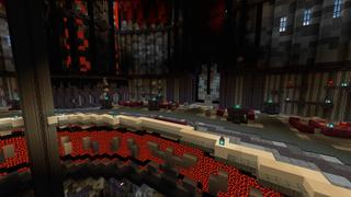 Screenshot of the Minecraft Bedrock Marketplace product Devil's Castle created by CrackedCubes.