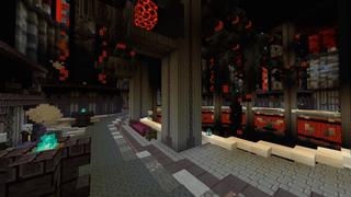 Screenshot of the Minecraft Bedrock Marketplace product Devil's Castle created by CrackedCubes.
