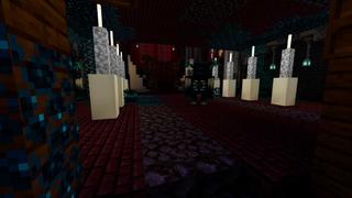 Screenshot of the Minecraft Bedrock Marketplace product Devil's Harbour created by CrackedCubes.