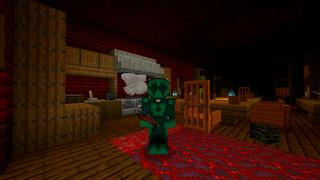 Screenshot of the Minecraft Bedrock Marketplace product Devil's Harbour created by CrackedCubes.