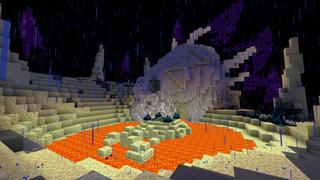 Screenshot of the Minecraft Bedrock Marketplace product Devil's Harbour created by CrackedCubes.