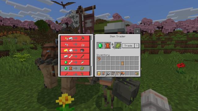 Screenshot of the Minecraft Bedrock Marketplace product Dinosaur Hunter Add-On created by CrackedCubes.