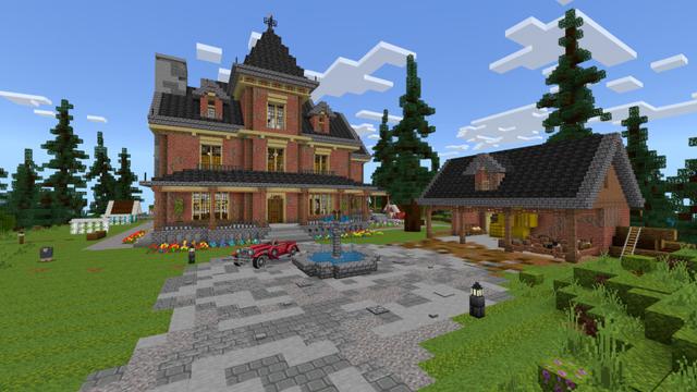 Screenshot of the Minecraft Bedrock Marketplace product Dog Sanctuary created by CrackedCubes.