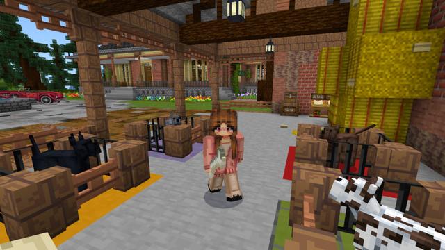 Screenshot of the Minecraft Bedrock Marketplace product Dog Sanctuary created by CrackedCubes.