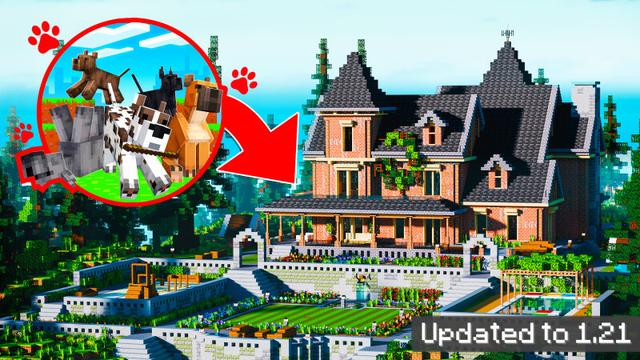 Thumbnail of the Minecraft Bedrock Marketplace product Dog Sanctuary created by CrackedCubes.