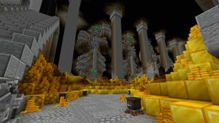 Screenshot of the Minecraft Bedrock Marketplace product Dwarven Mines created by CrackedCubes.