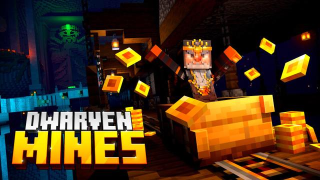 Thumbnail of the Minecraft Bedrock Marketplace product Dwarven Mines created by CrackedCubes.