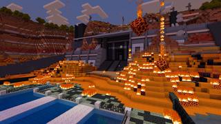 Screenshot of the Minecraft Bedrock Marketplace product Firestorm Survival created by CrackedCubes.