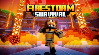 Thumbnail of the Minecraft Bedrock Marketplace product Firestorm Survival created by CrackedCubes.