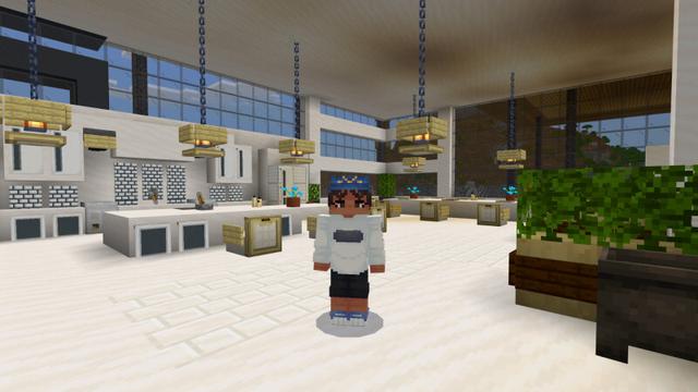 Screenshot of the Minecraft Bedrock Marketplace product Floating Mansion created by CrackedCubes.