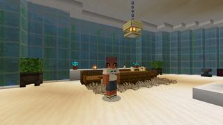 Screenshot of the Minecraft Bedrock Marketplace product Schwebendes Herrenhaus created by CrackedCubes.