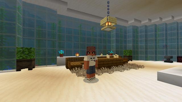 Screenshot of the Minecraft Bedrock Marketplace product Floating Mansion created by CrackedCubes.