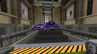 Screenshot of the Minecraft Bedrock Marketplace product Futuristic Neon Base created by CrackedCubes.