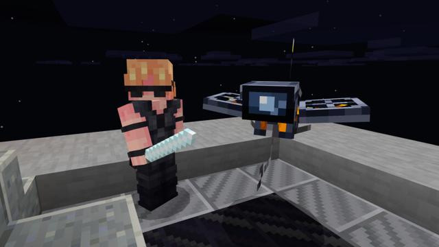 Screenshot of the Minecraft Bedrock Marketplace product Galactic PVP Battlegrounds created by CrackedCubes.