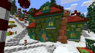 Screenshot of the Minecraft Bedrock Marketplace product Giant Candy Canes created by CrackedCubes.