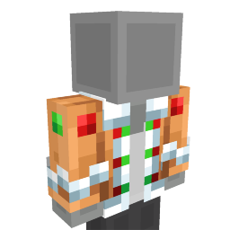 Thumbnail of the Minecraft Bedrock Marketplace product Gingerbread Coat created by CrackedCubes.
