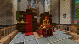 Screenshot of the Minecraft Bedrock Marketplace product Gothic Castle Defense created by CrackedCubes.