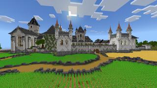 Screenshot of the Minecraft Bedrock Marketplace product Gothic Castle Defense created by CrackedCubes.