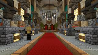 Screenshot of the Minecraft Bedrock Marketplace product Gothic Castle Defense created by CrackedCubes.