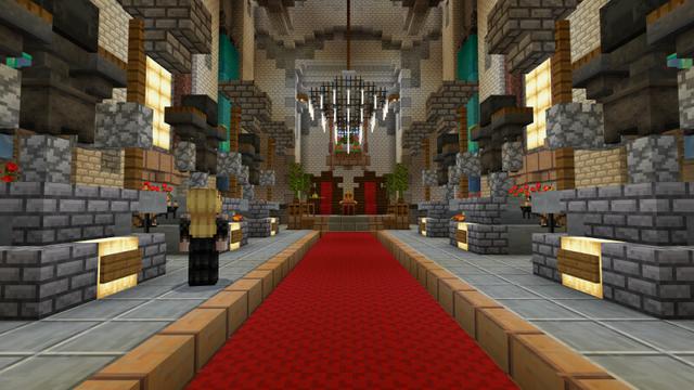 Screenshot of the Minecraft Bedrock Marketplace product Gothic Castle Defense created by CrackedCubes.