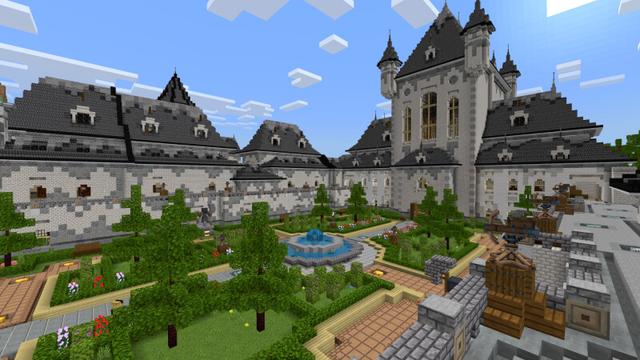 Screenshot of the Minecraft Bedrock Marketplace product Gothic Castle Defense created by CrackedCubes.