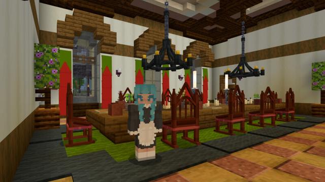 Screenshot of the Minecraft Bedrock Marketplace product Gothic Mansion created by CrackedCubes.