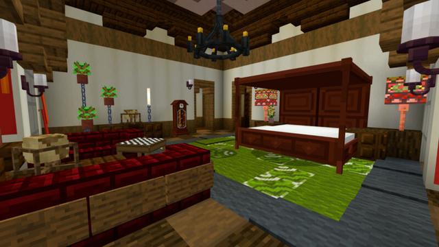 Screenshot of the Minecraft Bedrock Marketplace product Gothic Mansion created by CrackedCubes.