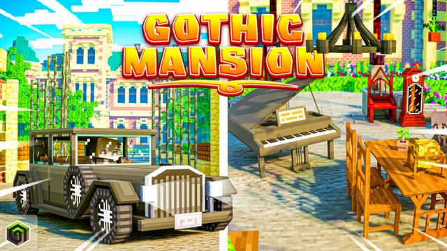Thumbnail of the Minecraft Bedrock Marketplace product Gothic Mansion created by CrackedCubes.