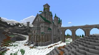 Screenshot of the Minecraft Bedrock Marketplace product Gothic Refuge created by CrackedCubes.