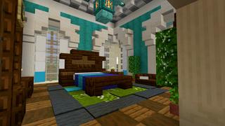 Screenshot of the Minecraft Bedrock Marketplace product Grand Mansion & Gardens created by CrackedCubes.