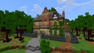 Screenshot of the Minecraft Bedrock Marketplace product Granny's Mansion created by CrackedCubes.