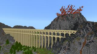 Screenshot of the Minecraft Bedrock Marketplace product Greek World created by CrackedCubes.