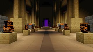 Screenshot of the Minecraft Bedrock Marketplace product Greek World created by CrackedCubes.