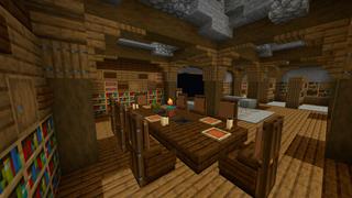 Screenshot of the Minecraft Bedrock Marketplace product Hidden Home Waterfall created by CrackedCubes.