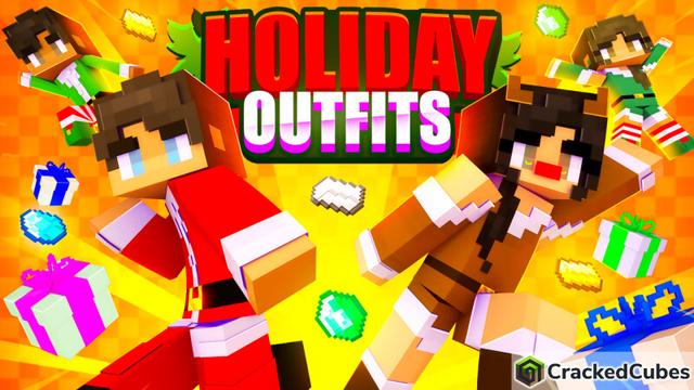 Thumbnail of the Minecraft Bedrock Marketplace product Holiday Outfits created by CrackedCubes.