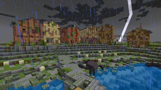 Screenshot of the Minecraft Bedrock Marketplace product Island Escape created by CrackedCubes.