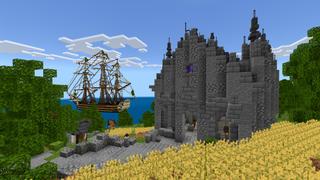 Screenshot of the Minecraft Bedrock Marketplace product Island Escape created by CrackedCubes.