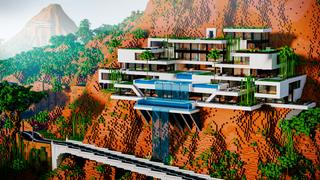 Thumbnail of the Minecraft Bedrock Marketplace product Jungle Cliff Mansion created by CrackedCubes.