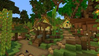 Screenshot of the Minecraft Bedrock Marketplace product Jungle Immersion created by CrackedCubes.