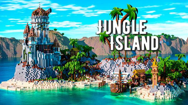 Thumbnail of the Minecraft Bedrock Marketplace product Jungle Island created by CrackedCubes.