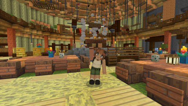 Screenshot of the Minecraft Bedrock Marketplace product Jurassic Safari created by CrackedCubes.