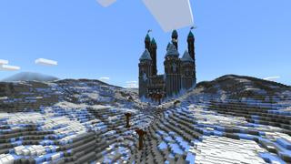 Screenshot of the Minecraft Bedrock Marketplace product Kingdom of Ice created by CrackedCubes.