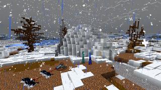 Screenshot of the Minecraft Bedrock Marketplace product Kingdom of Ice created by CrackedCubes.