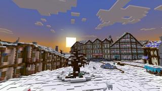 Screenshot of the Minecraft Bedrock Marketplace product Kingdom of Ice created by CrackedCubes.