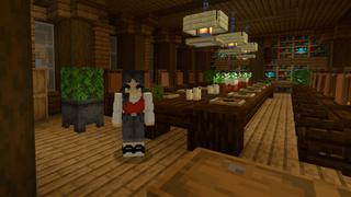 Screenshot of the Minecraft Bedrock Marketplace product Lake Mansion created by CrackedCubes.