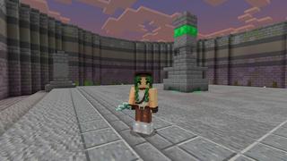 Screenshot of the Minecraft Bedrock Marketplace product Maze Challenge 2 created by CrackedCubes.