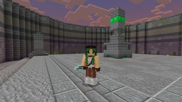 Screenshot of the Minecraft Bedrock Marketplace product Maze Challenge 2 created by CrackedCubes.