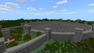 Screenshot of the Minecraft Bedrock Marketplace product Maze Challenge 2 created by CrackedCubes.