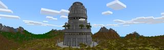 Panorama of the Minecraft Bedrock Marketplace product Maze Tower created by CrackedCubes.